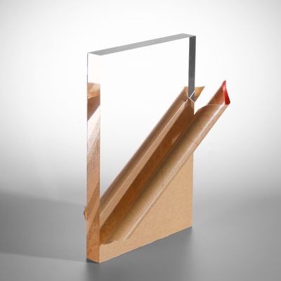 OLEG 93% الشفافية ورقة أكريليك لامعة متينة تخصيص