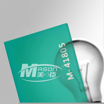 أوراق الزجاج المزدوج الملونة الأزرق لوحات بلاستيكية 4x8ft للجدران