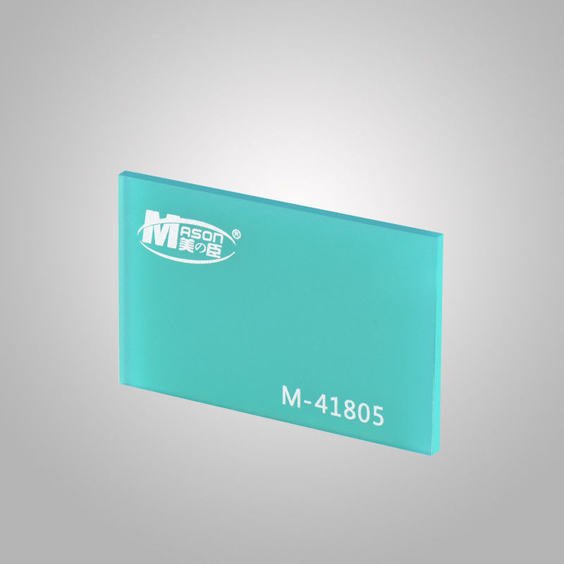 أوراق الزجاج المزدوج الملونة الأزرق لوحات بلاستيكية 4x8ft للجدران