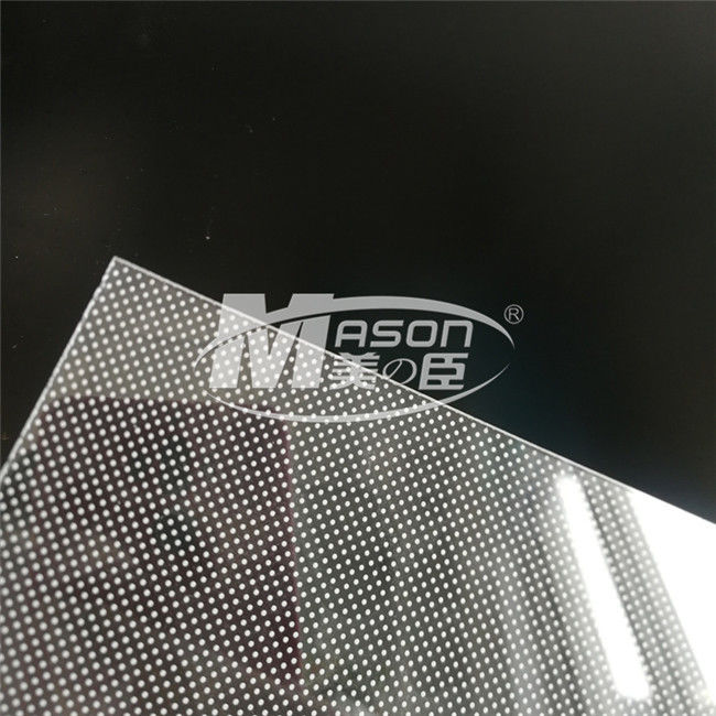 3mm 1220X2440mm الاكريليك دليل ضوء لوحة LGP PMMA تستخدم لإشارة الإضاءة
